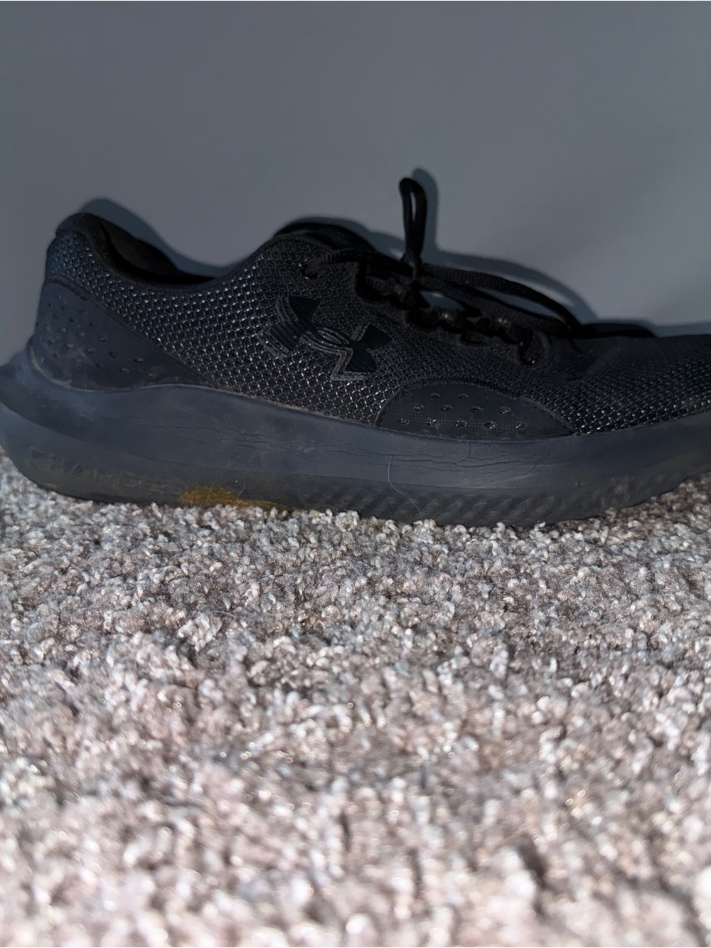 Under Armour Black Low-Profile Training Sneaker